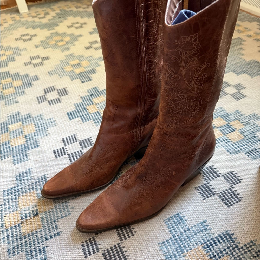 Matisse Brown Ankle Boots - Picture 3 of 7